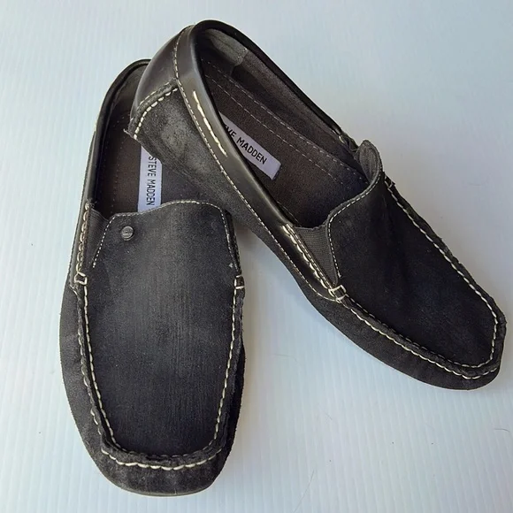 *PRE LOVED* Men\'s Steve Madden Suede Leather Drive Steve Madden Driving Moccasins - Men main image 3